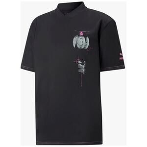 Puma Men's Standard A.C. Milan FTBL Statement Jersey Black-Opera Mauve XL